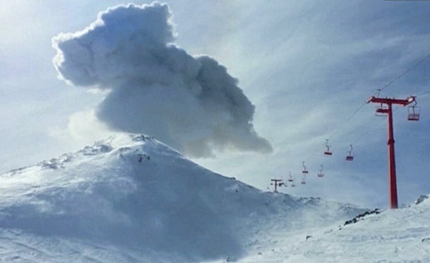 真冬のチリでふもとに複数のゲレンデを有する標高3 000m超の山が大噴火 Backside バックサイド スノーボード ウェブマガジン