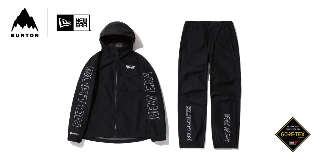 常にドライ。BURTON × NEW ERAのGORE-TEXジャケット＆パンツが本日発売 