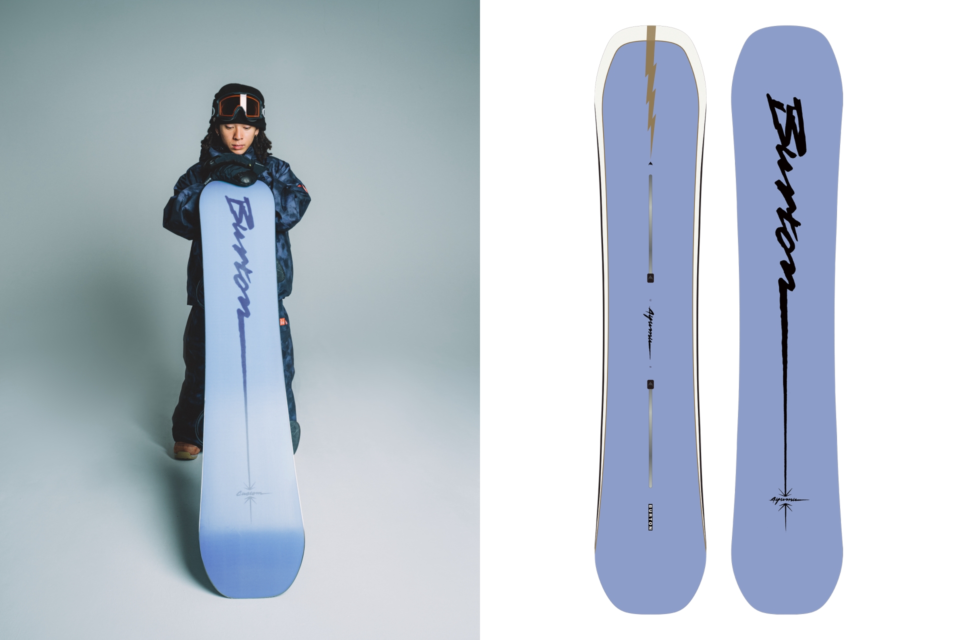 BURTON CUSTOM 154cm 板のみ 平野歩夢 バートン カスタム-