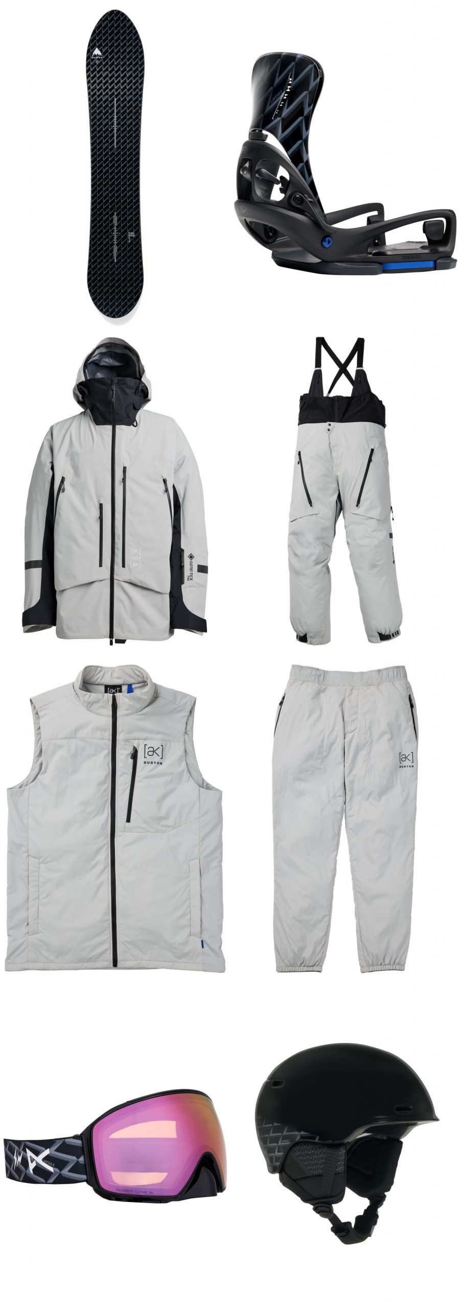 最高峰 BURTON AK バートン AK457 藤原ヒロシ ビブパンツ 黒 最高峰 